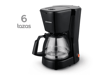 Cafetera eléctrica 6 tazas