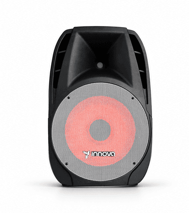 Parlante amplificado de 15" con ruedas